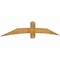 Ekena Millwork Bellingham Rough Sawn Timber Gable Bracket, Western Red Cedar, 96"W x 16"H x 2"D x 6"F, 4/12 Pitch GBW096X16X0206BEL00RWR - alternate 2